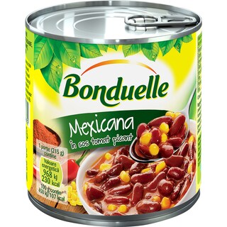 Bonduelle | Fasole rosie cu porumb si chilli 400g