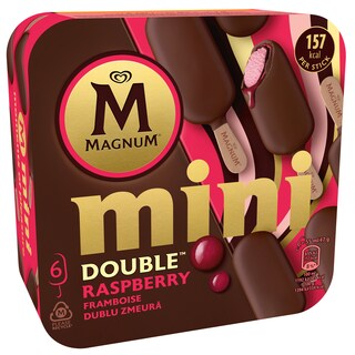 Magnum | Inghetata Mini Double Raspberry 6x60ml