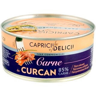 Capricii si Delicii | Carne de curcan 85% 300g