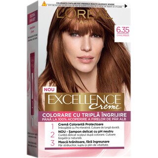 L'Oreal Paris | Excellence | Vopsea de par 6.35 Blond Foncee Dore