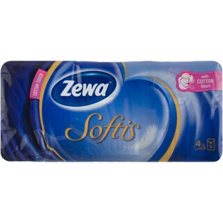 Zewa | Softis | Batiste nazale 4 straturi 9 bucati