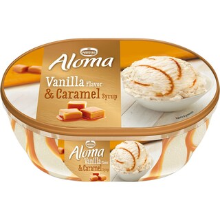 Aloma | Inghetata cu aroma de vanilie si sirop de caramel 900ml