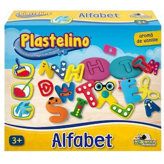 Noriel | Set de modelare Plastelino Alfabet din plastilina