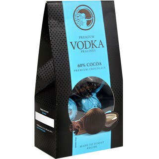Passio | Praline de ciocolata neagra si umplutura de vodka 112g