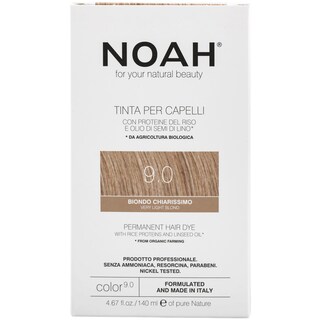 Noah | Vopsea de par fara amoniac blond foarte deschis 9.0 140ml
