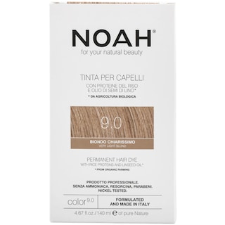 Noah | Vopsea de par fara amoniac blond foarte deschis 9.0 140ml