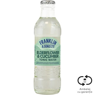 Franklin&Sons | Apa tonica cu soc si castravete 200ml
