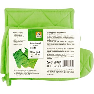 365 | Set manusi si suport cratita, diverse culori
