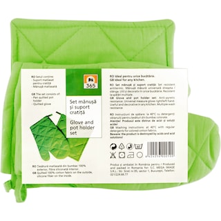 365 | Set manusi si suport cratita, diverse culori