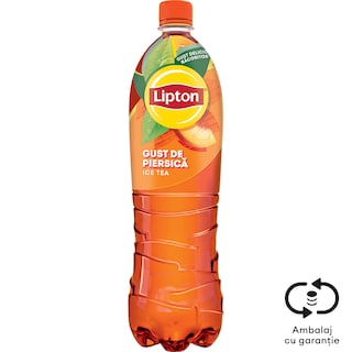 Lipton | Ice Tea | Bautura racoritoare cu ceai negru si suc de piersici 1.5L