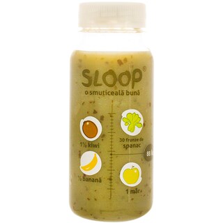 Sloop | Smoothie spanac si kiwi 200ml