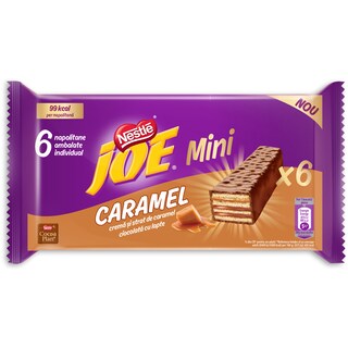 Joe | Mini | Napolitana cu ciocolata cu lapte si caramel 120g