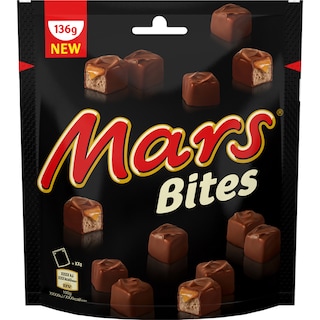 Mars | Miniaturi de ciocolata cu lapte, caramel si nuga 136g