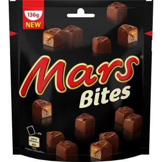 Mars | Miniaturi de ciocolata cu lapte, caramel si nuga 136g