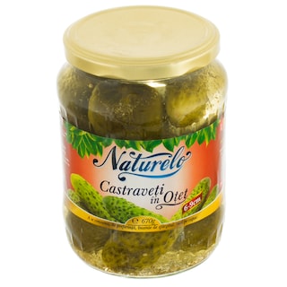 Naturelo | Castraveti in otet 6-9 cm 670g
