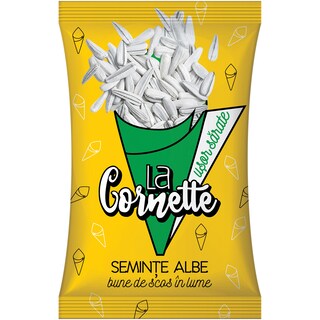 La Cornette | Seminte de floarea soarelui albe si usor sarate 90g