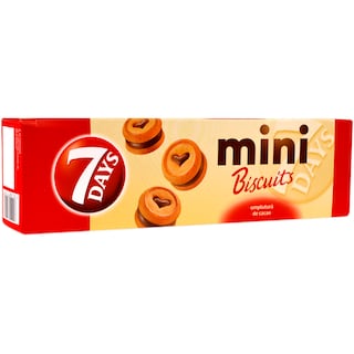7Days | Mini biscuiti cu umplutura de cacao 100g