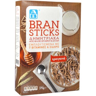 AB | Cereale sticks cu tarate de grau 375g