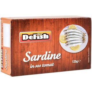 Defish | Sardine in sos tomat 125g
