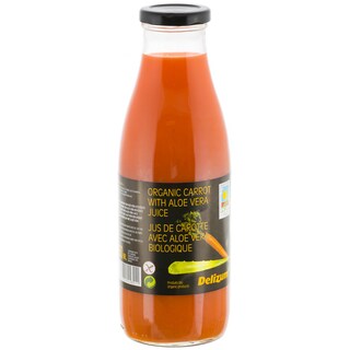 Delizum | Suc eco de morcovi si aloe vera 0.75l