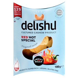 Delishu | Branza Bio de caju cu chilli 100g