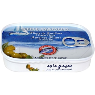 Sidi Daoud | File de sardine in ulei de masline 100g