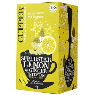 Cupper | Ceai de lamaie si ghimbir 20x2.5g