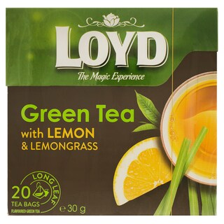 Loyd | Ceai infuzie de ceai verde si lamaie 20 plicuri 20x2g