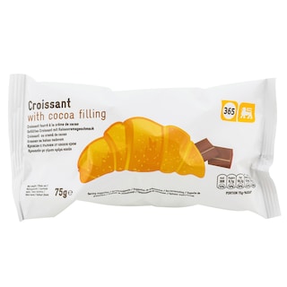 365 | Croissant cu umplutura de ciocolata 75g