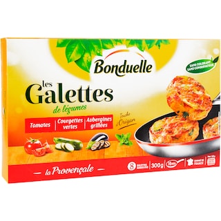 Bonduelle | Galete cu rosii, dovlecei si vinete 300g