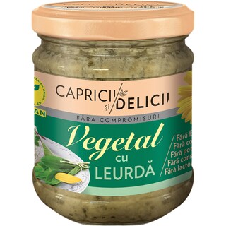 Capricii si Delicii | Pasta vegetala cu leurda 180g