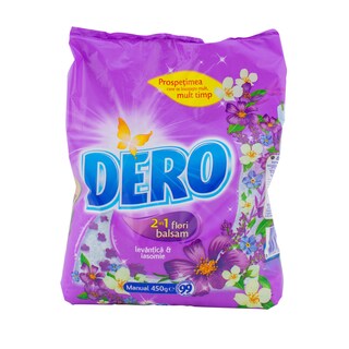 Dero | 2in1 | Detergent manual pudra levantica 450g