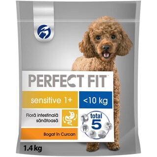 Perfect Fit | Sensitive | Hrana uscata pentru caini < 10kg, cu curcan 1.4kg