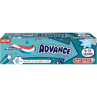 Aquafresh | Pasta de dinti Advance 9-12 ani 75ml