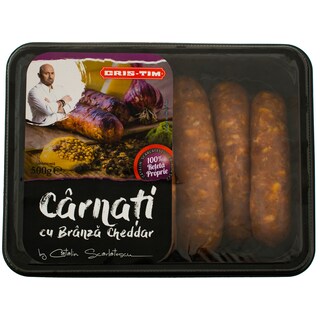 Cris-Tim | Carnati cu branza Cheddar 500g