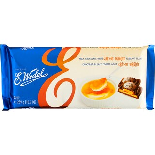 Wedel | Ciocolata cu lapte si umplutura de creme brulee 289g