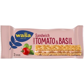 Wasa | Sandwich cu branza, rosii si busuioc 40g