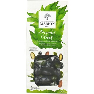 Les Confiseries de Marion | Migdale invelite in ciocolata neagra si alba 190g