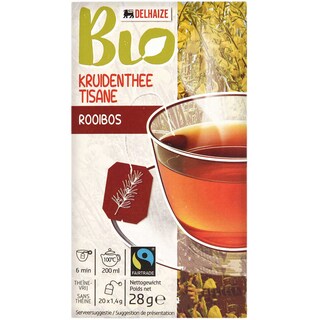 Delhaize Bio | Ceai bio rooibos, 20x1.4g