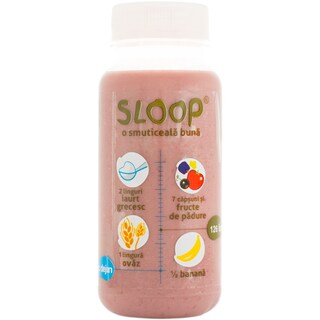 Sloop | Smoothie iaurt, ovaz si fructe de padure 200ml