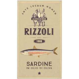 Rizzoli | Sardine in ulei de masline 120g
