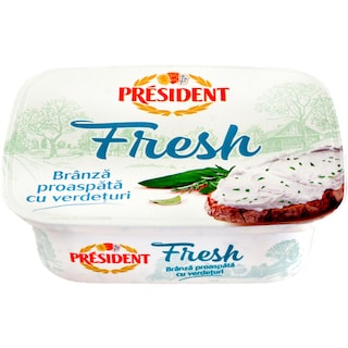 President | Fresh | Crema de branza cu verdeturi 125g