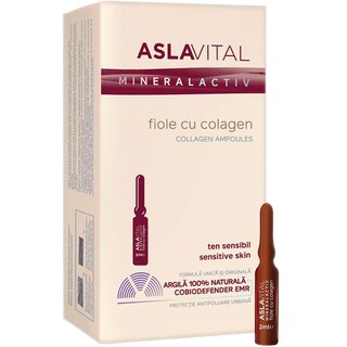 ASLAVITAL | Fiole cu colagen 10x2ml
