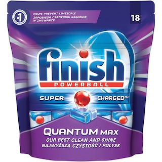 Finish | Quantum Max | Detergent pentru masina de spalat vase Quantum 18 tablete
