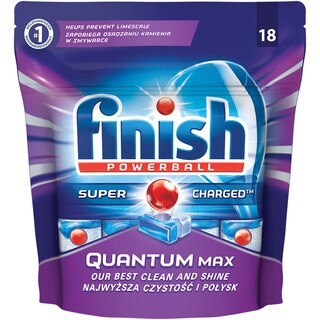 Finish | Quantum Max | Detergent pentru masina de spalat vase Quantum 18 tablete