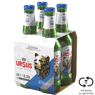 Ursus | Bere fara alcool 4x0.33L