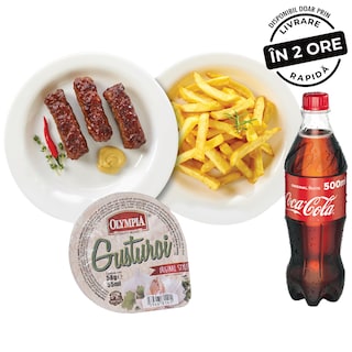 Mega Apetit | Meniu Mici din carne de vita si porc