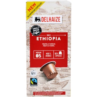 Delhaize | Cafea Etiopia, 10 capsule