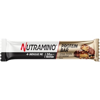 Nutramino | Baton proteic cu vanilie si caramel 64g