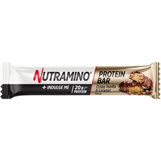 Nutramino | Baton proteic cu vanilie si caramel 64g